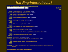 Tablet Screenshot of harding-internet.co.uk